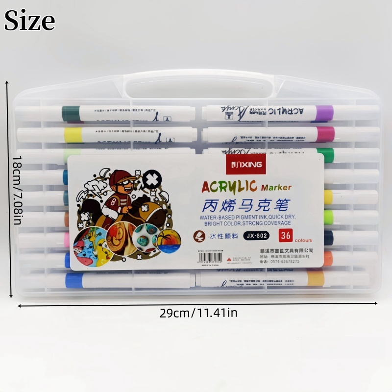 12 color /24 color /36 color /48 color /60 color acrylic marker Painting Graffiti thick brush stackable marker