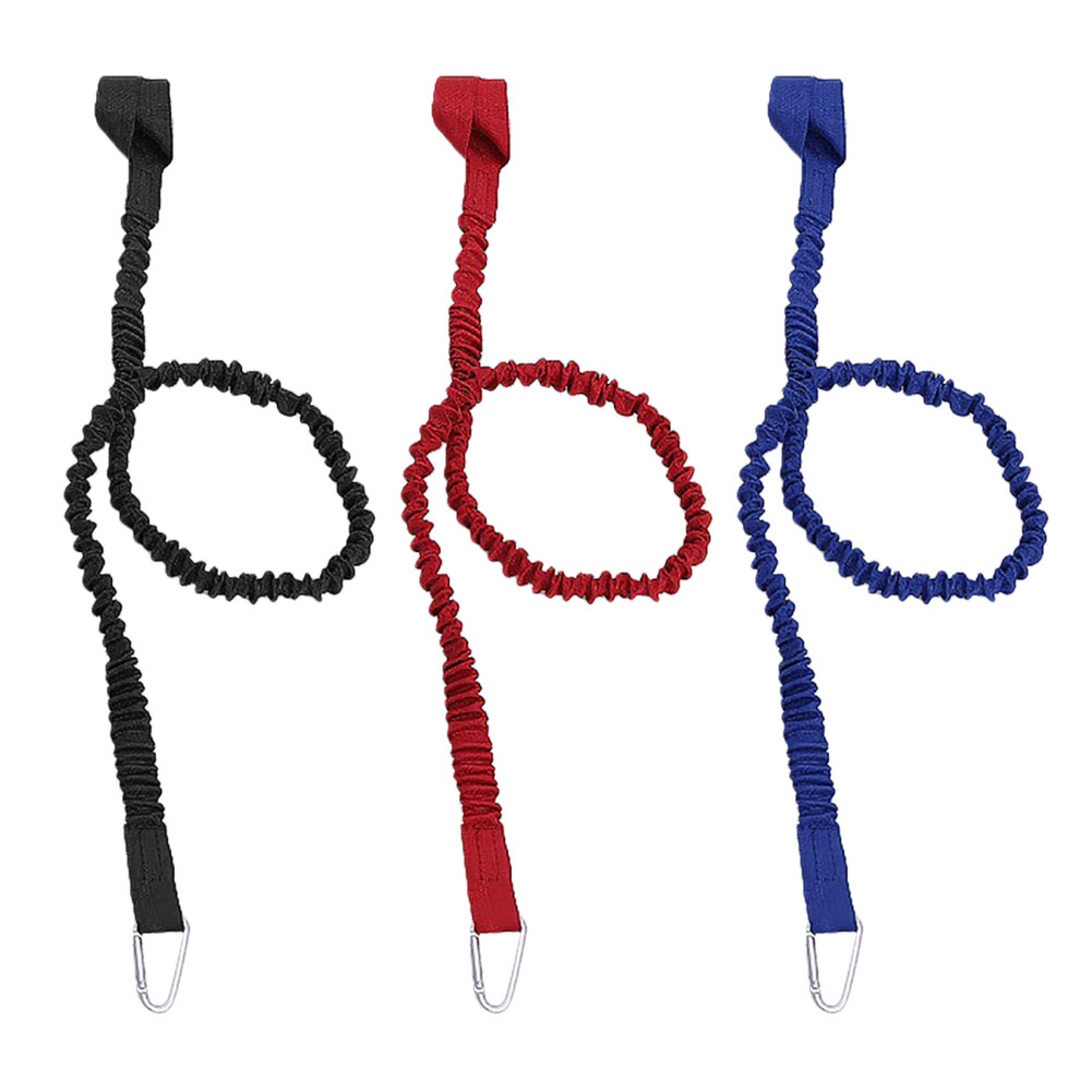 Professionele Kajak Peddel Leash Roeiboot Veiligheidstouw Verstelbare Hengel Opgerold Lanyard Koord met Snap Clip