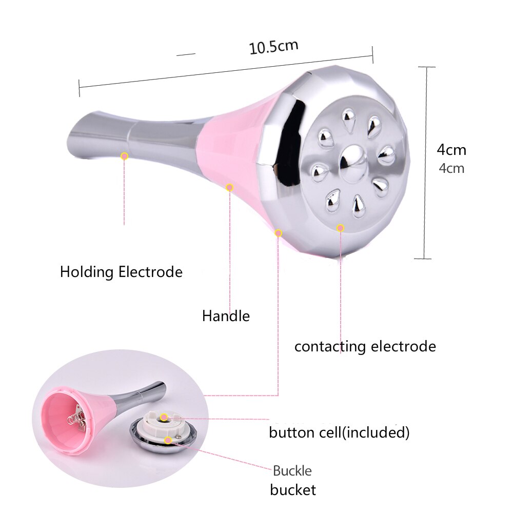 Masajeador de estiramiento de la piel, Mini dispositivo de microcorriente para elevar cara y longforesis, esencia para rejuvenecimiento de la piel, elimina las arrugas, cuidado de la belleza