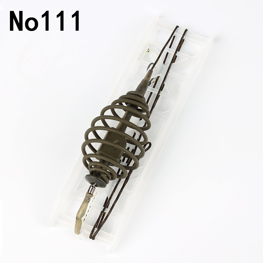 Wpe europa karp fiskerigg hår 1 set handgjord karp fiske rig 40g/50g/60g/70g/80g ledar kärnlinje karp fiske grupp pesca: Karp -111 / 70g