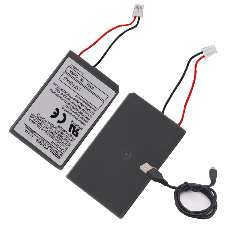 2 stk 2.0ah 2pk batteri og kabel til sony playstation  ps4 pro dual shock 4 pro controller anden generation cuh-zct 2 or cuh-z