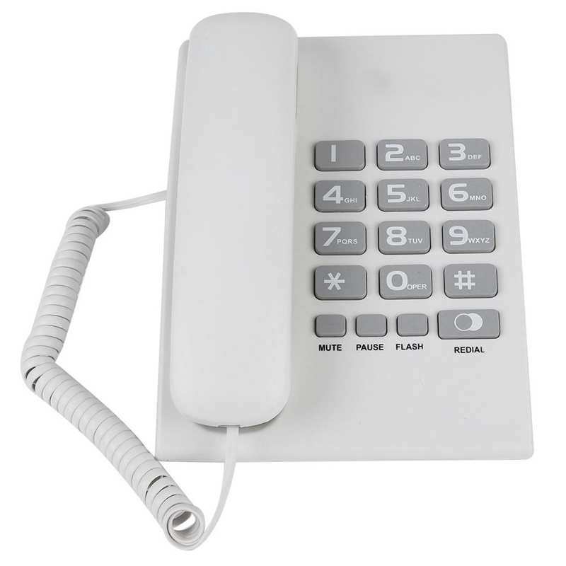 Home Hotel Wired Corded Desktop Wall Phone Office Landline Telephone telefono