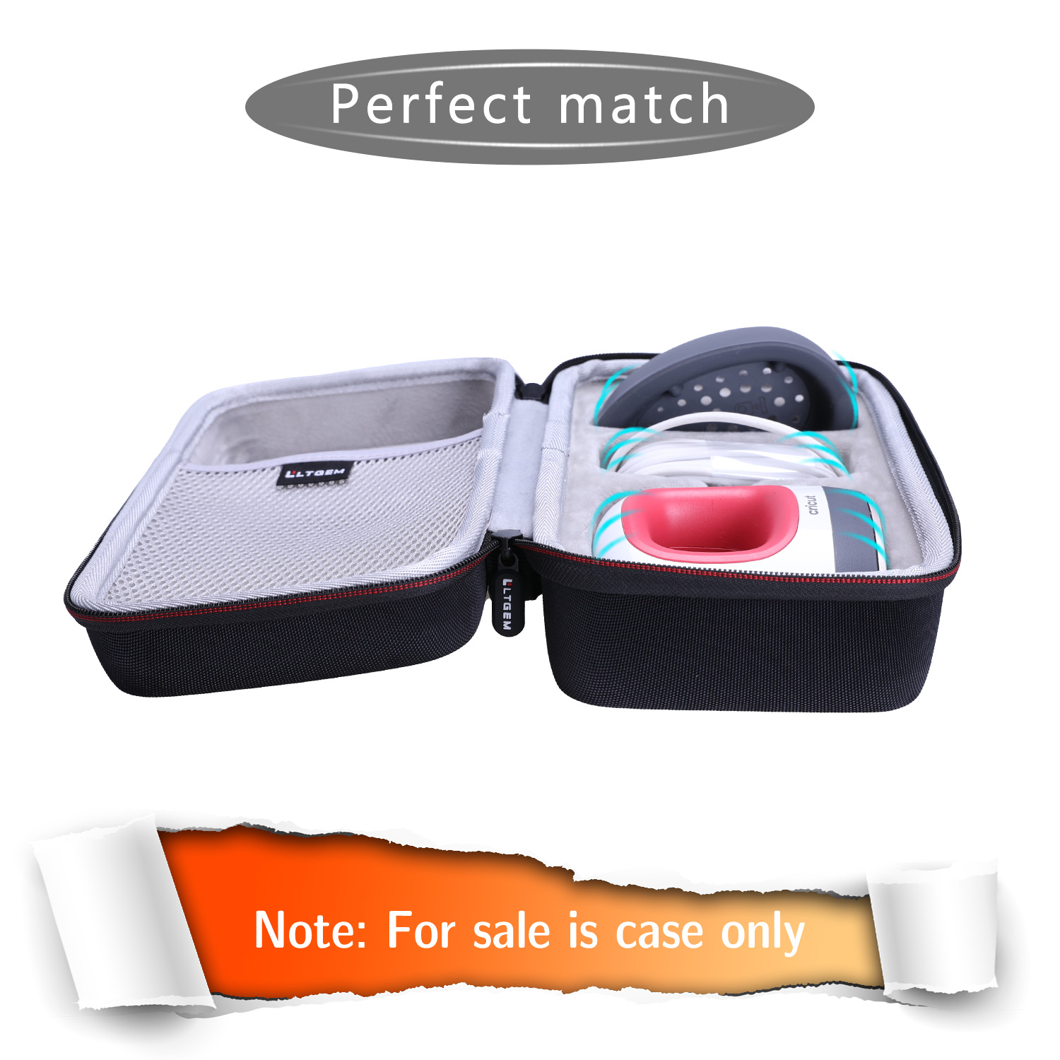 LTGEM EVA Hard Case for Cricut 2007468 Easy Press Mini: Default Title