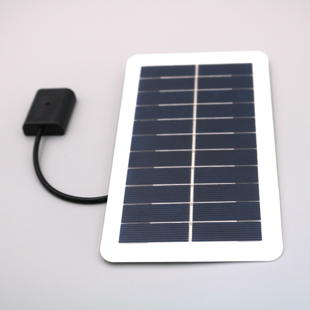 5V 400mA 2W Solar Panel Charger Power Bank Battery USB Powerbank Mobile Phone Waterproof Solar Panel Charge