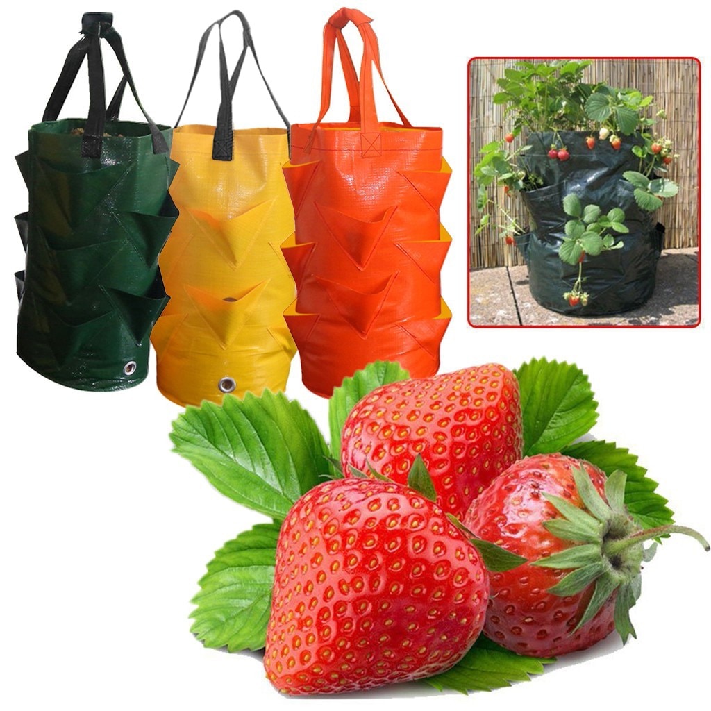 Potato Cultivation Planting Woven Fabric Bags Garden Pots Planters Vegetable Planting Bags Grow Bag Farm Home Garden Tool #30