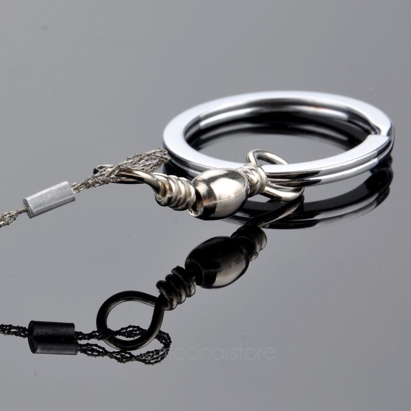 Field Survival Stainless Wire Saw Hand Chain Stainless Steel Wire Bamboo Line Lifebelts Bamboo Rotating Wire #1025