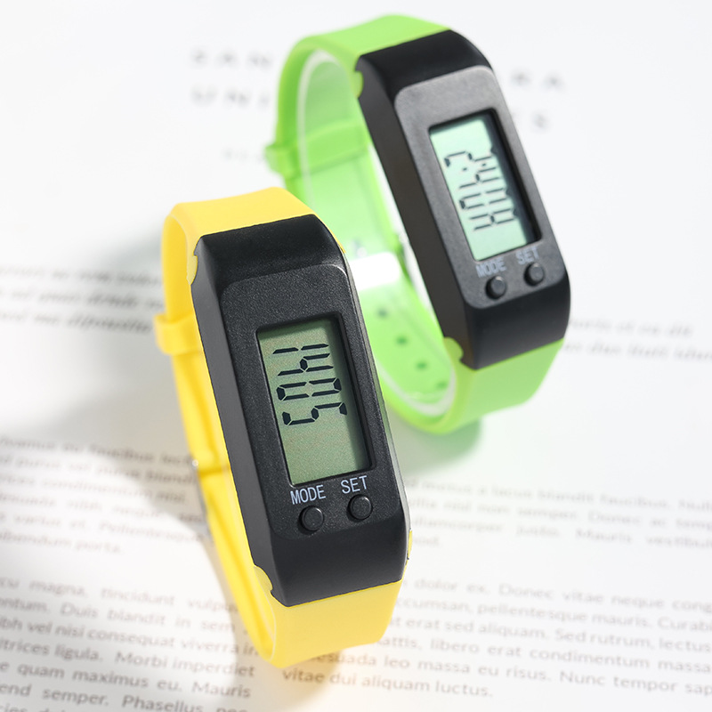 LCD Pedometer Digital Wristband Walking Running Distance Counter Outdoor Sports LCD Pedometer Digital Wristband AUG889