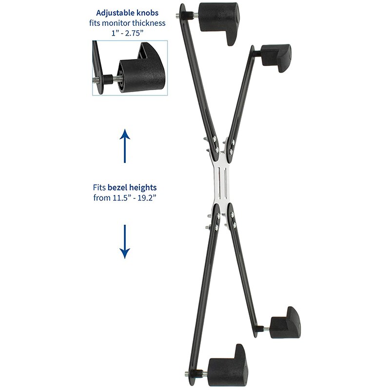 Adapter VESA Mount Kit for 19 to 27 Inch LED LCD Monitor Sn, 75mm and 100mm Mounting Bracket, Stand-VAD1