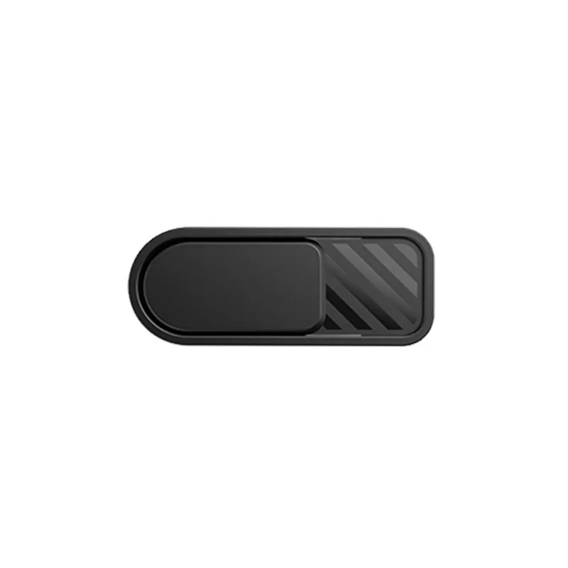 Cameralensbescherming, anti-hack, verschuifbare privacysticker voor mobiele telefoonlenzen, geschikt voor ipad, tablet, webcam en laptop.: Zwart