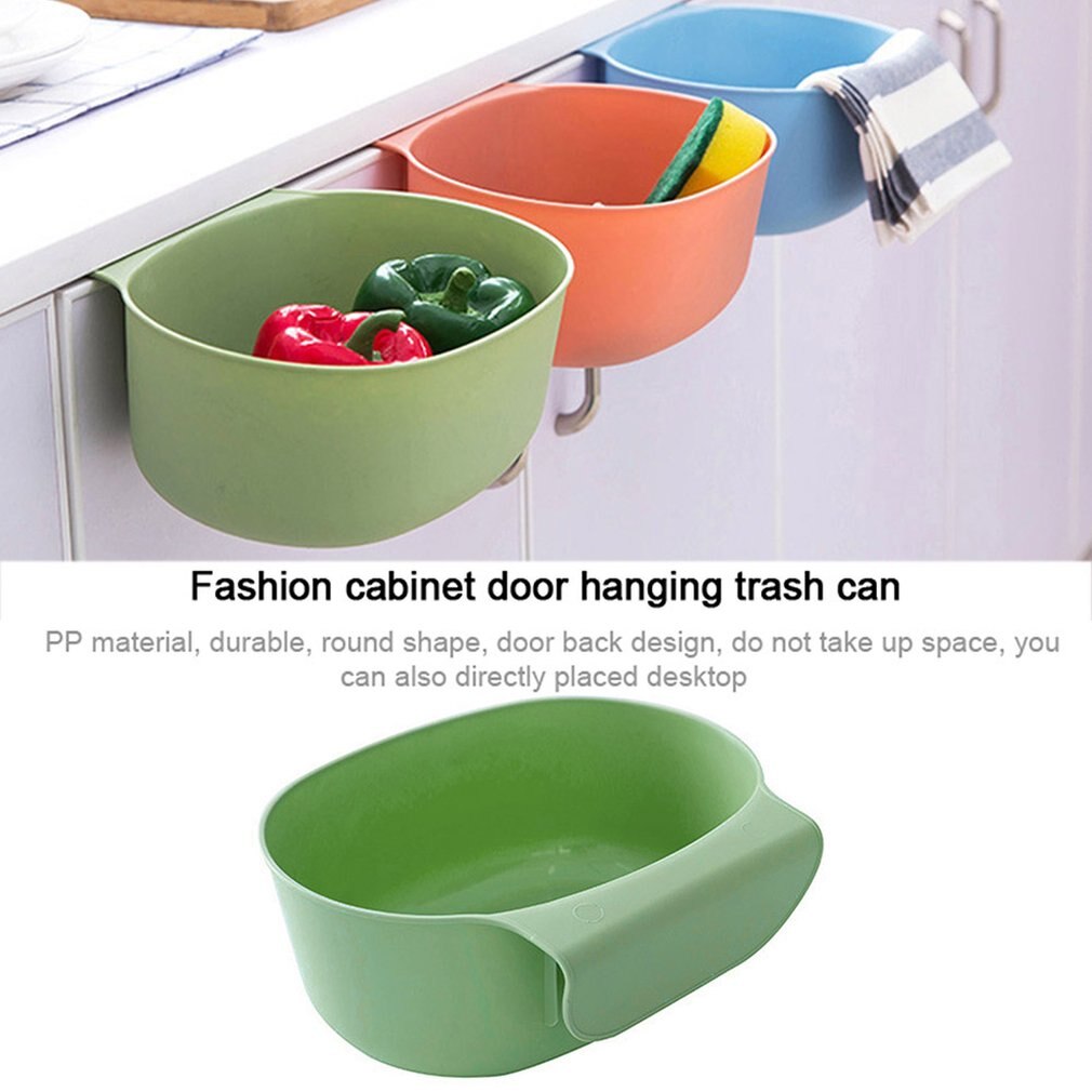 European Style Home Kitchen Cabinet Cupboard Door Back Trash Container Hanging Trash Garbage Bin Storage Box