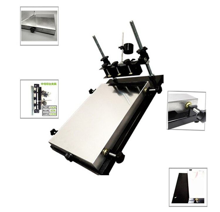 Impresora de pantalla de un solo color, máquina de serigrafía plana, área de impresión, 320x440MM, 1 Uds.