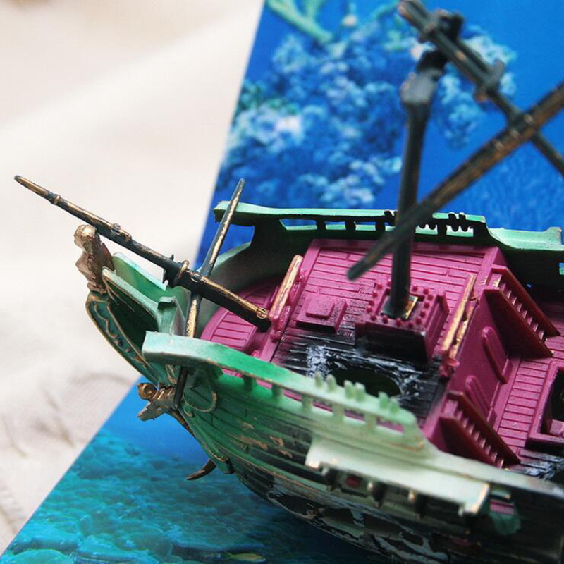 Große Aquarium Dekoration Stiefel Aquarium Schiff Luft Teilt Schiffswrack Aquarium Dekor: Ursprünglich Titel