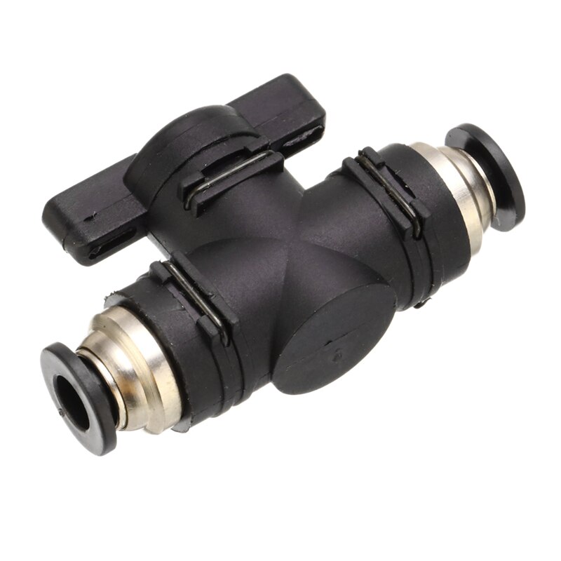 6mm CO2 Generator Snelle Gezamenlijke Valve Hand Flow Control Valve Buis Aquarium CO2 System Air Buis Rapid Pijp aquarium Accessoires