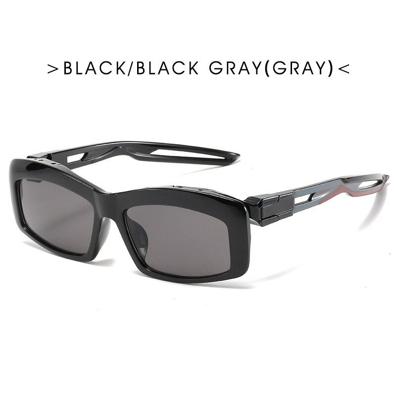 YAMEIZE Retro Sonnenbrille Quadratisch – Dicker Rahmen Im 90er Jahre Style Mit UV400