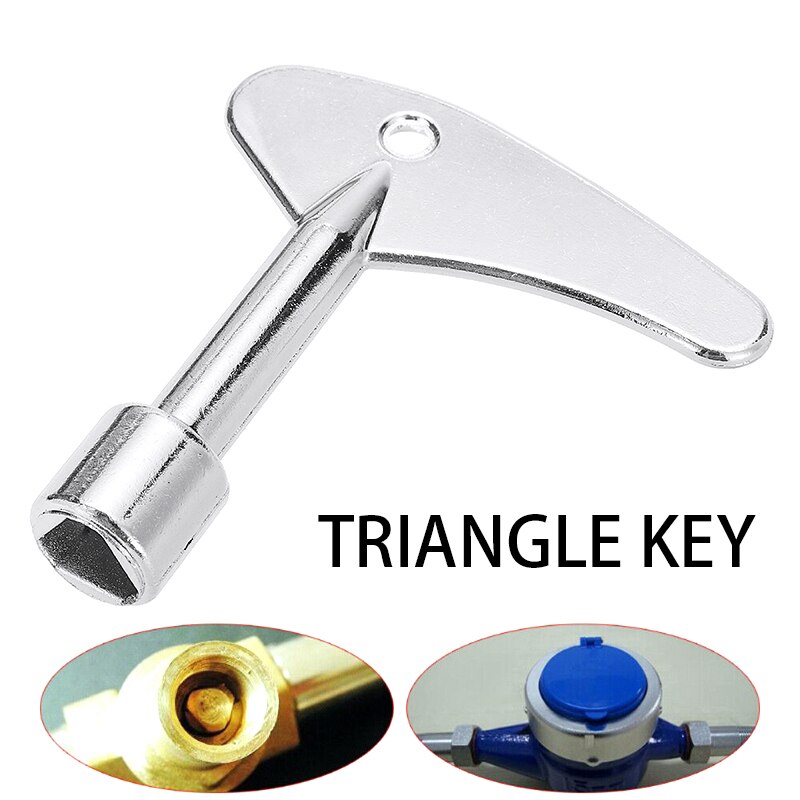 1pc Inner Triangle Key Wrench Emergency Lift Plumber Electric Cabinet Train Elevator Multi-purpose Key Wrench