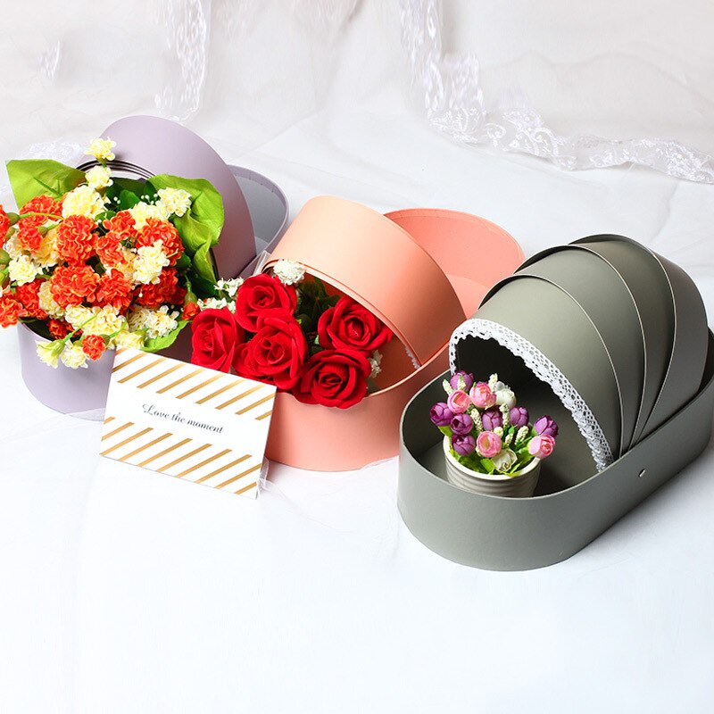 cradle flower box personality flower packaging box bouquet box paper flower basket empty box Christmas Decor