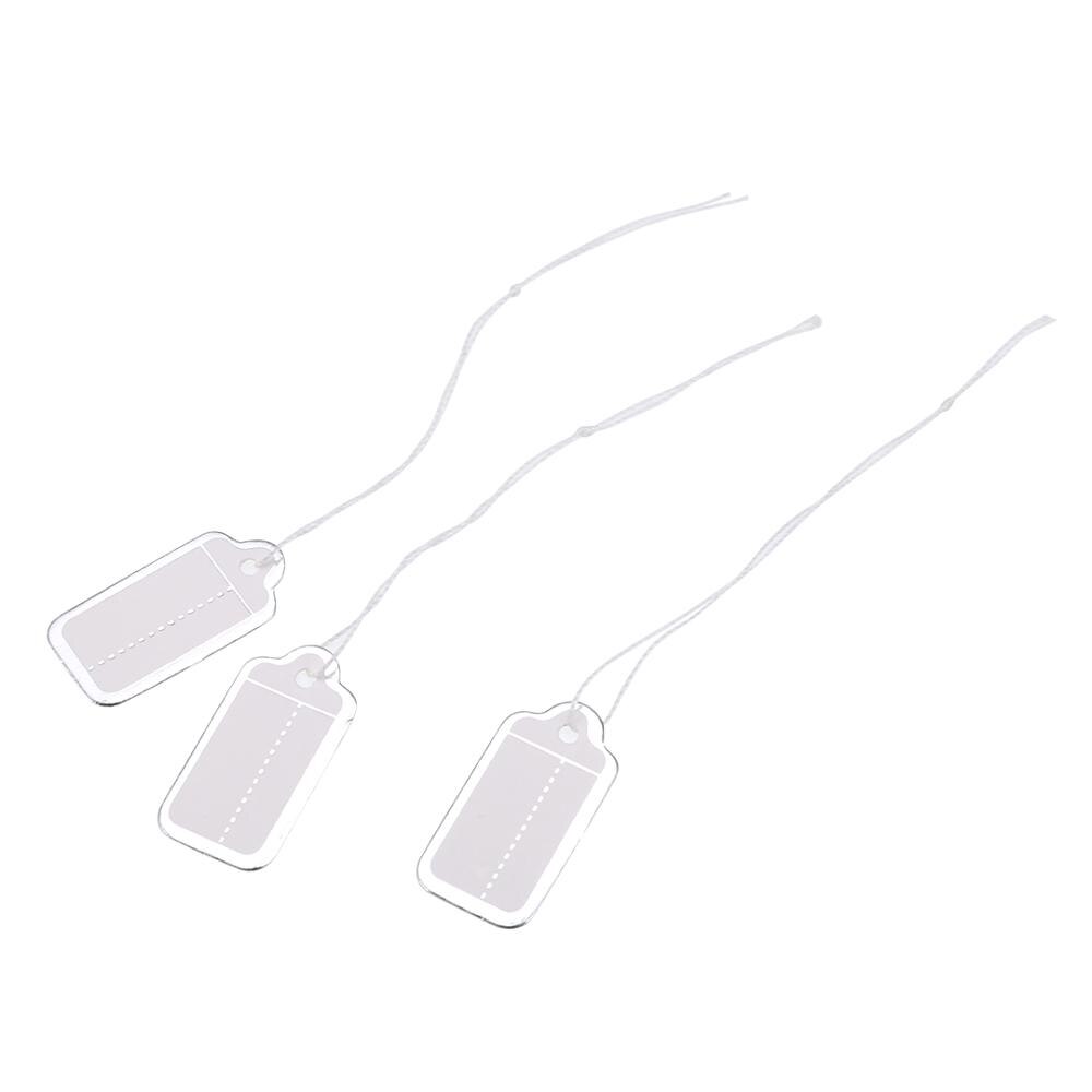 500pcs Mini Papieren Etiketten Prijs Tags String Tie DIY Horloge Sieraden Kleding Display Prijs Ticket Tag Labels 25 * 13mm