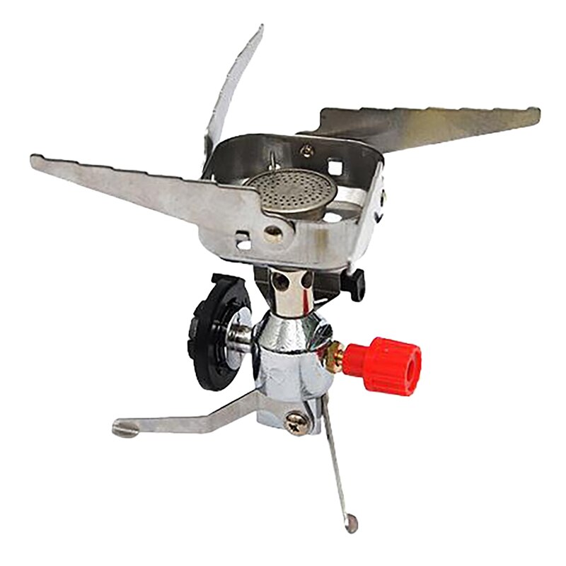 Camping Stove - Foldable Cassette Burner - Stainless Steel & Aluminum Alloy - 3-5 Person - Portable Outdoor Cooker: Default Title
