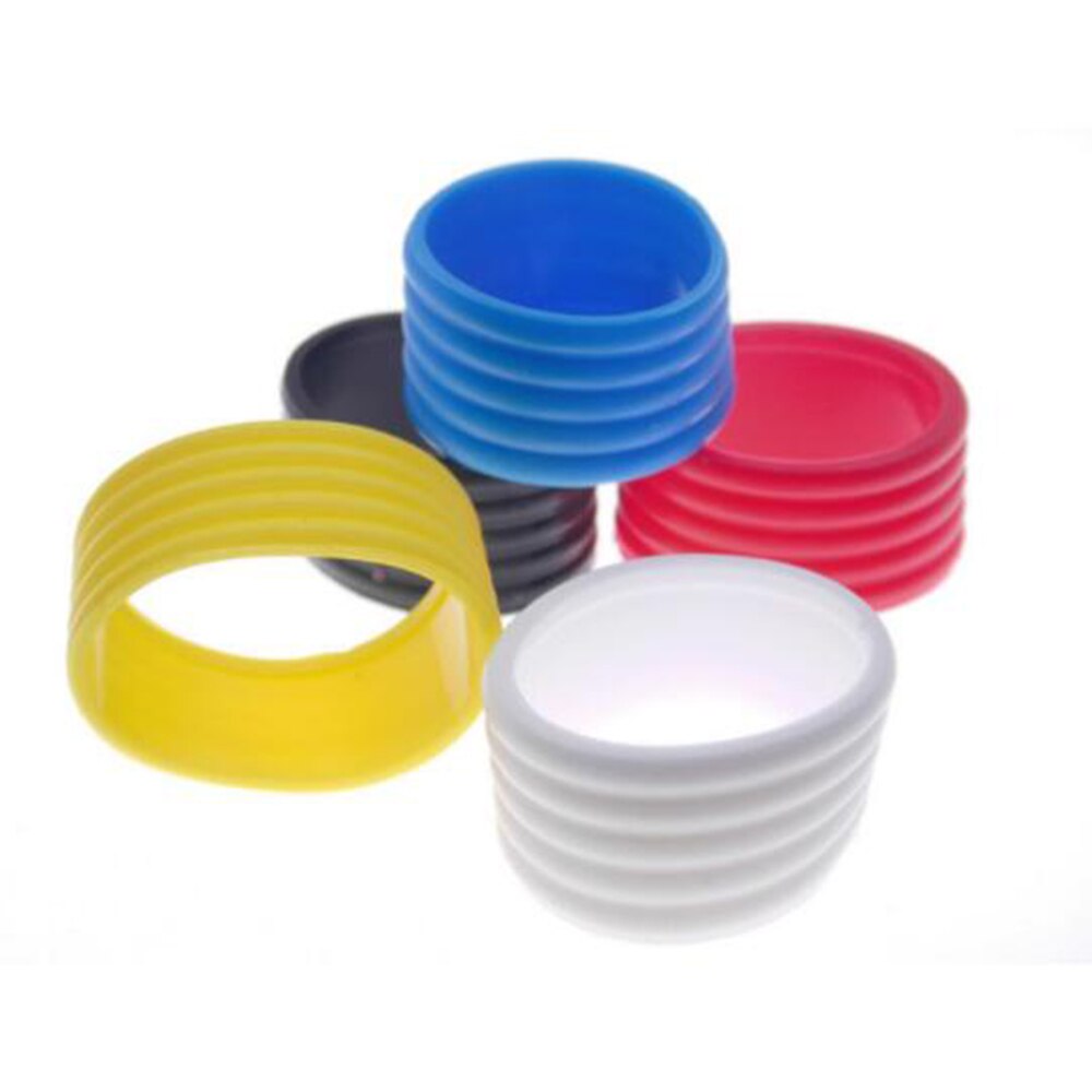 2 Stuks Rubber Tennisracket Grip Afdichtring Vaste Stretchy Tennis Racket Handvat Rubber Ring Band Tennis Accessoires