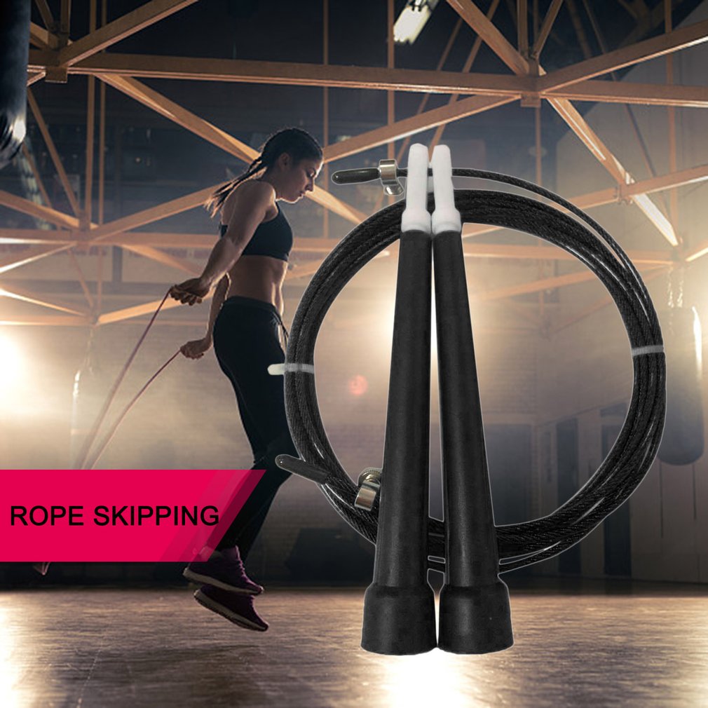 Steel Wire Jump Rope Ultra-speed Ball Bearing Skipping Rope Steel Wire Jumping Ropes for Training Bodybuilding