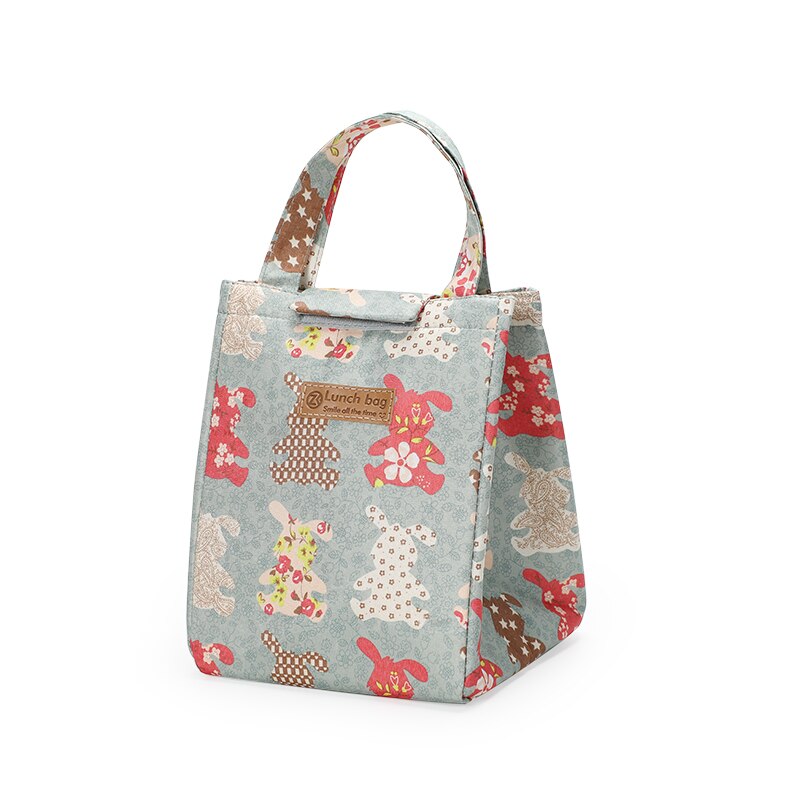 QQD Lunch Bag Multifunction Cooler Bag Multicolor Waterproof Women Hand Pack Thermal Breakfast Box Portable Picnic Causal Travel: TA12-1-07