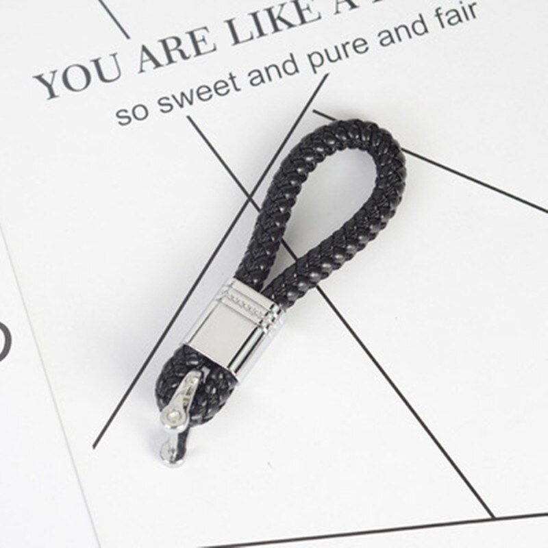 Luminosa funda para mando a distancia del coche para Hyundai IX25 IX35 I20 I30 I40 hb20 Santa Fe Creta Solaris 3 botones clave Shell: black keychain