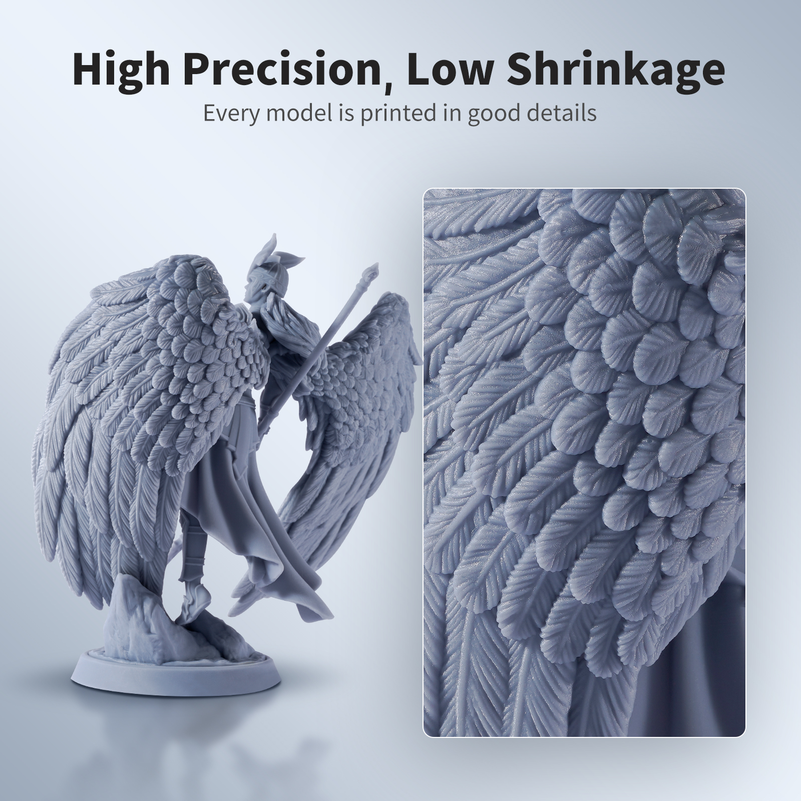 ANYCUBIC Water-Wash 3D Printer Resin Water-Washable High Precision Low odor And Low Viscosity for LCD resin 3D printers Photon