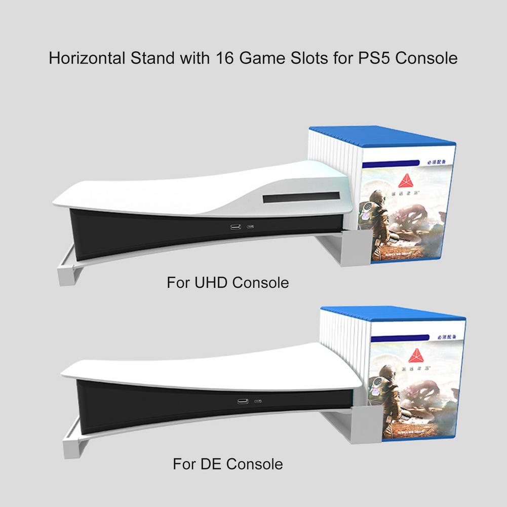 PS5 Console Houder Duurzaam Stabiele Lay Down Stand Goed Beschermende PS5 Accessoires Horizontale Stand Voor PS5 Digitale Game Console