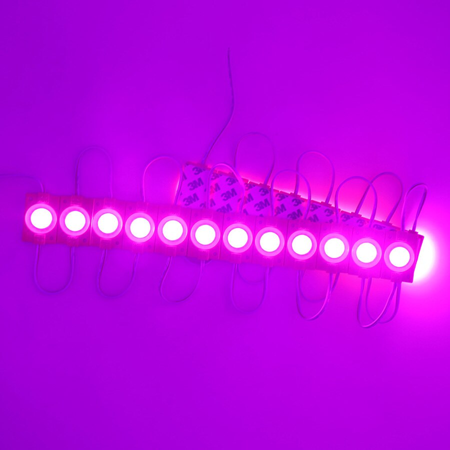 COB LED Module Strip Light Bead Chip Lamp DC12V 2.5W Waterproof Ultra Bright DIY Sign Advertising Backlight Decorative Lights: Pink