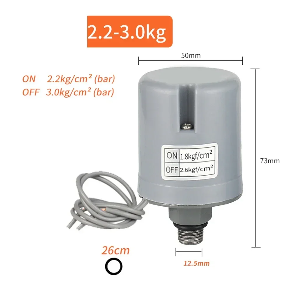 1 Stück Wasserpumpe automatische Drucksc halter steuerung für verschiedene Wasserpumpen automatische Wasserpumpe Drucksc halter Werkzeug teile: Grau