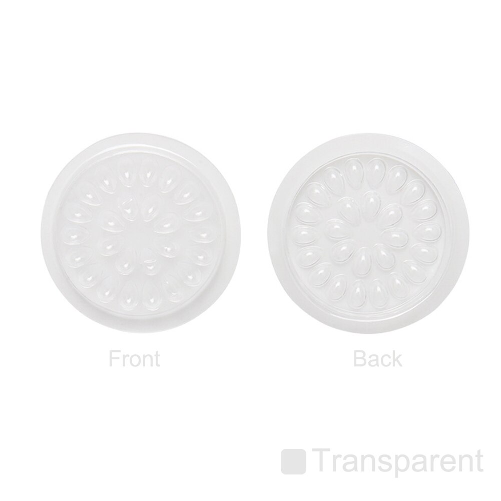 10 stücke Kleber Dichtung Pad Für Wimpern Verlängerung Transparent Kleber Halter Wimpern Kleber Kunststoff Kleber Palette Paste Eeyelash Werkzeuge: White