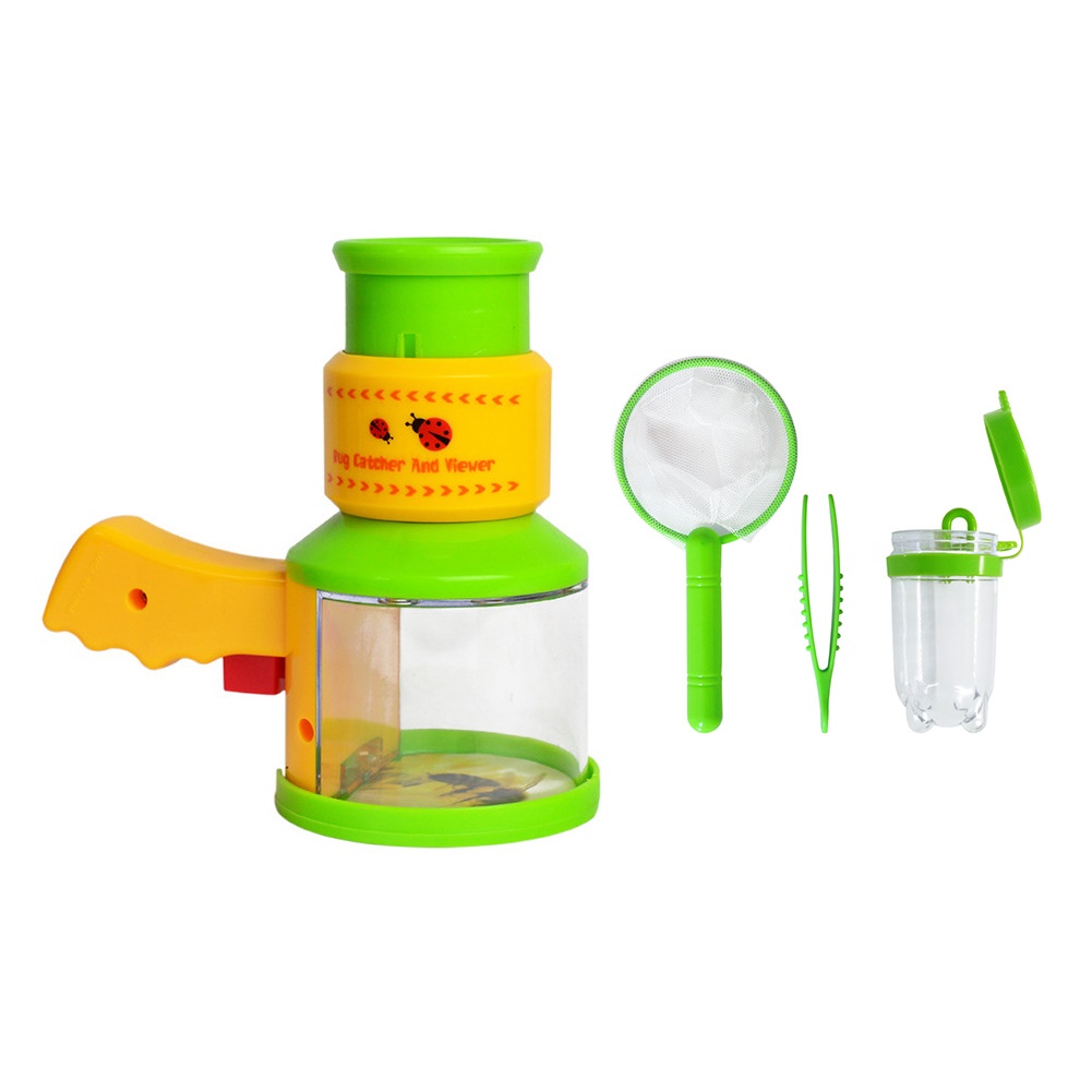 4 Uds. De pinzas de botella de red para atrapar insectos al aire libre para niños, juguete educativo para la ciencia, Visor de insectos, perfectos