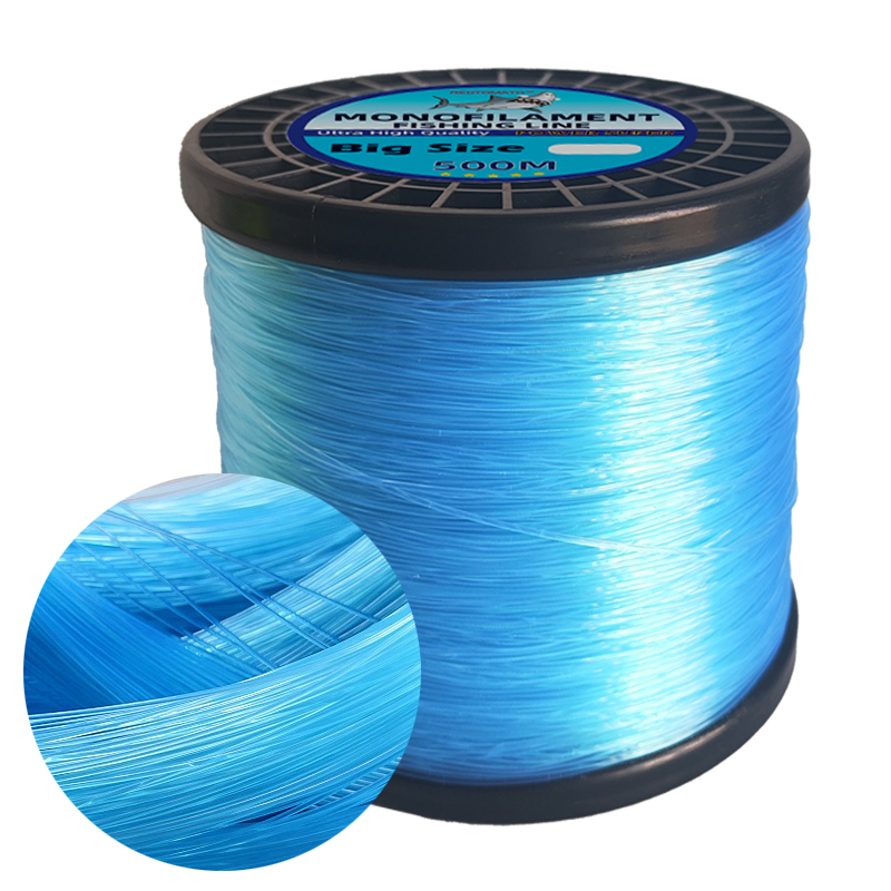 500M Monofilament Nylon 0,6/0,7/0,8/0,9/1,0mm Große Größe Angelschnur Meer Angeln Big Game angelschnüre Dicke Angeln Lieferungen: YELLOW / 0.2