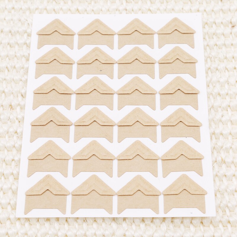 Vintage esquina de la foto álbum de recortes papel foto Marco de álbumes foto decorativa Scrapbooking: Kraft paper