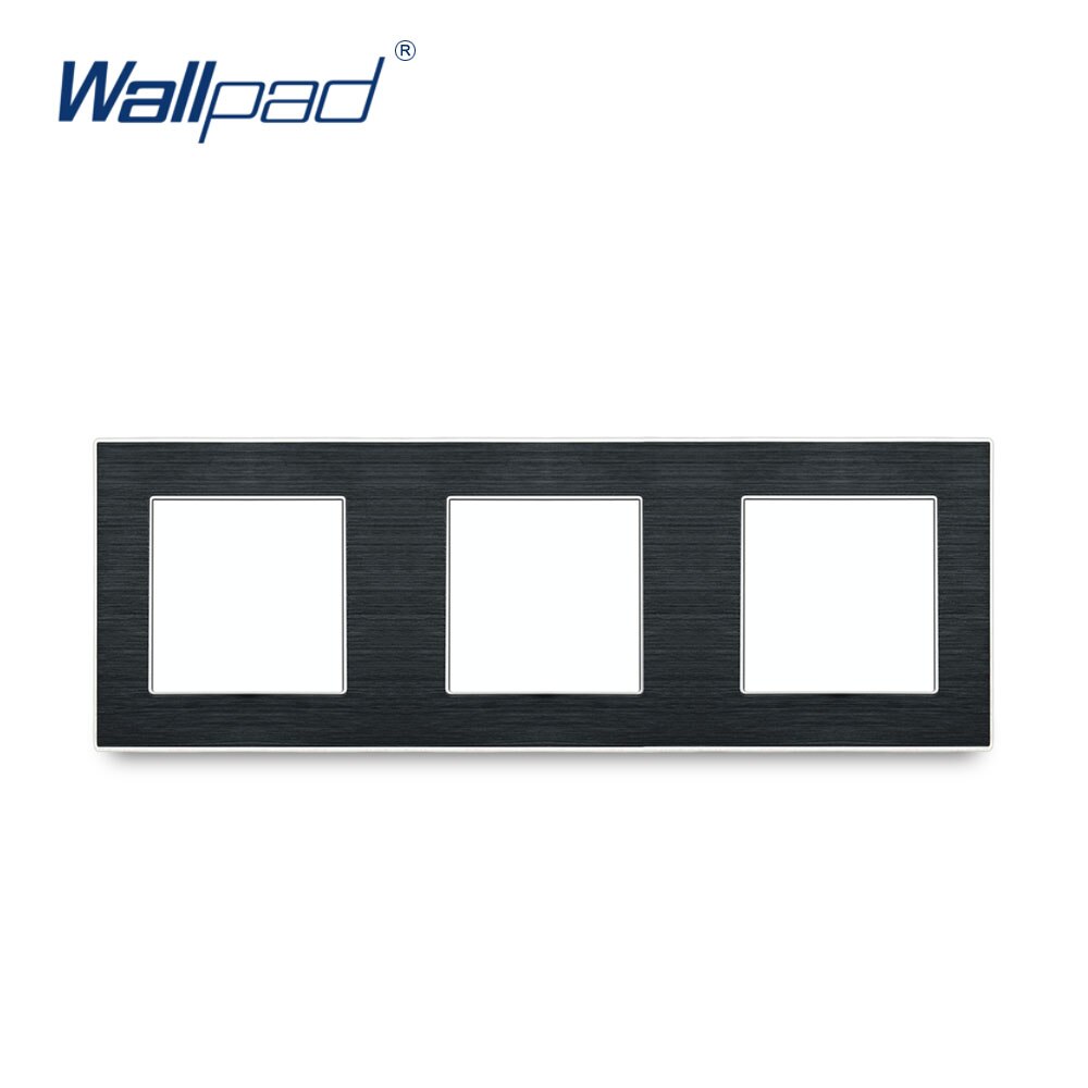 Veggpute luksus aluminiumsramme panelramme svart hotellpanel vertikalt og horisontramme 1 2 3 4 5 ramme panel: 3