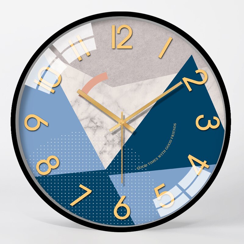 Luxus Wanduhr Metall Küche Wohnzimmer Große Moderne Uhr Heimat Zauberstab Heimat Dekor Duvar Saati Stille Kreative Uhren b50: Stil 2 / 10 Zoll