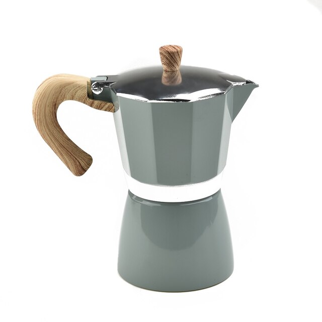 150/300ML Italian coffee machine Aluminum Moka Pot Coffee Tea Pot Espresso Coffee Maker Percolator Stove Coffe Machine Percolato: 300ml type 1