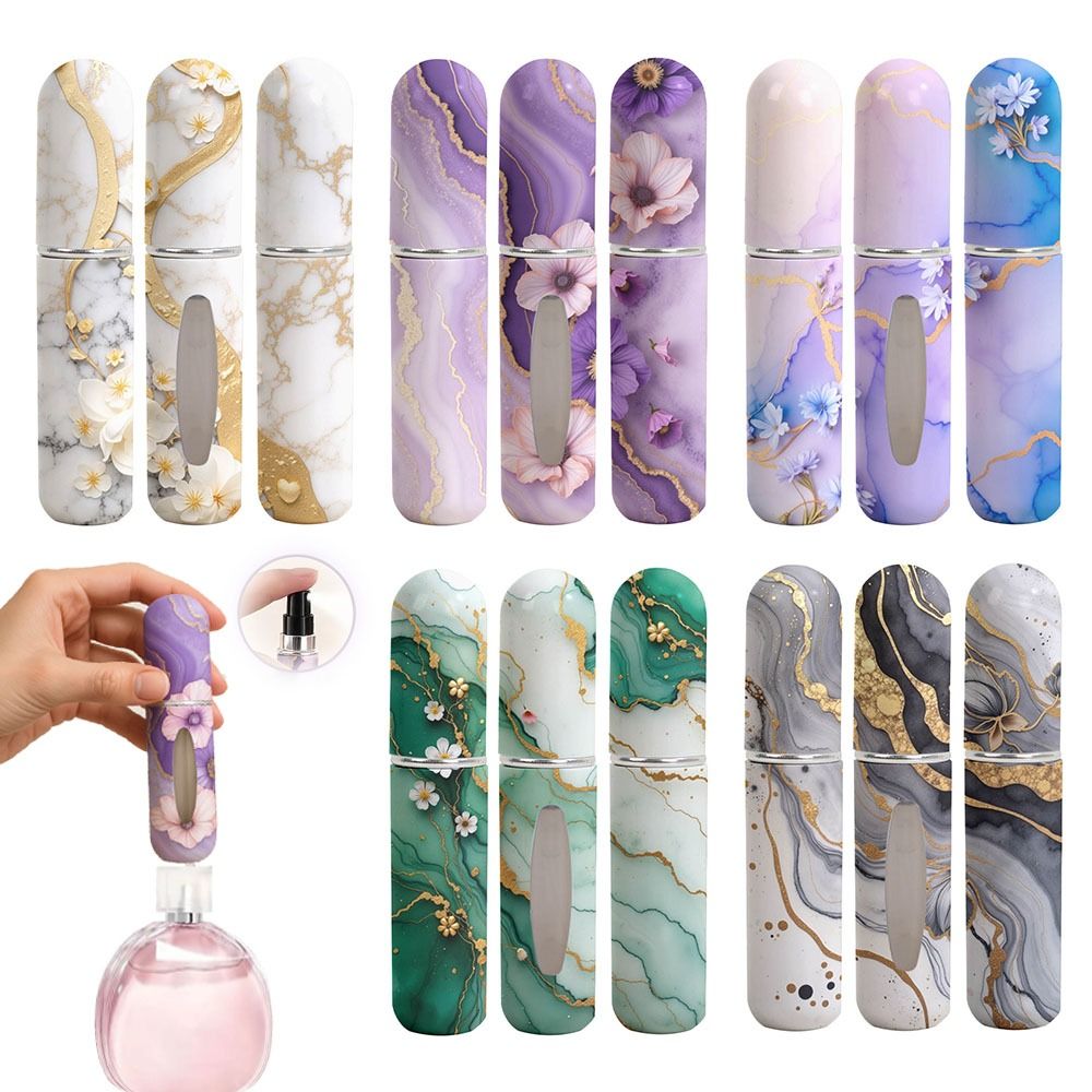 Draagbare 5ml mini parfumflesjes, navulbaar, lekvrij, lege cosmetische containers, parfumdispenserflesjes voor op reis