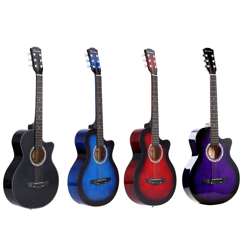 38" Acoustic Folk 6-String Guitar for Beginners Students guitar acoustic guitar gitar guitar accessories guitar accessories