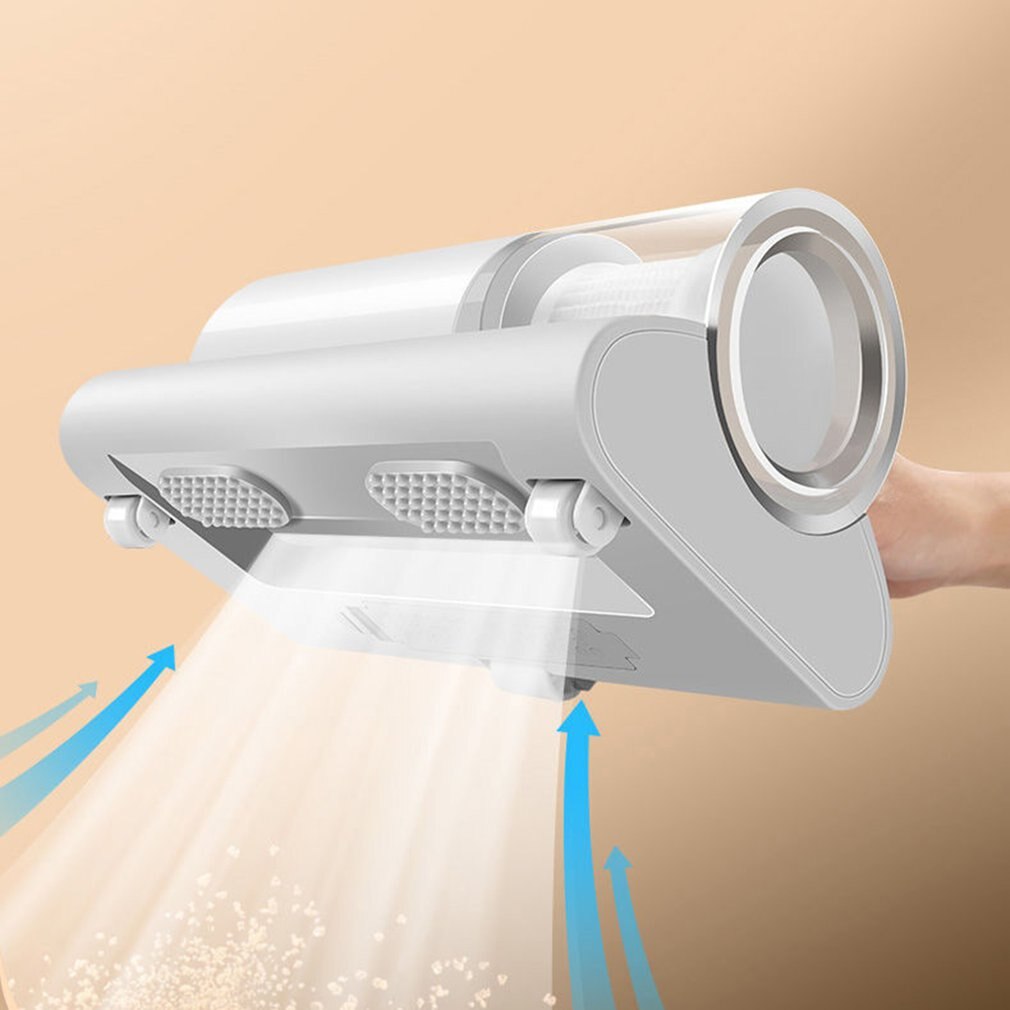 Handheld Mite Removal Machine Vacuum Cleaner UV 10KA Mite Removal Instrument White Bed Wireless Mite Remover Cleaning Machine