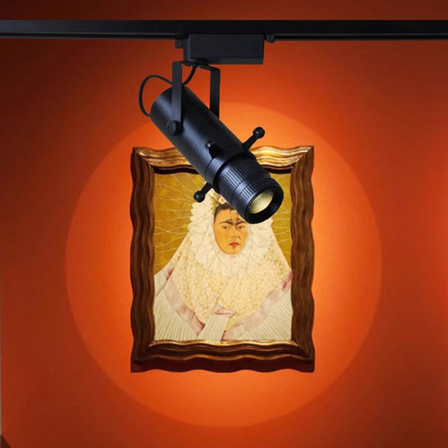 10W 20W 30W światło odcięcia muzeum z regulowanym wzorem o zmiennym kształcie przysłony oświetlenie szynowe doprowadziło reflektor sufitowy doprowadziło z możliwością powiększenia