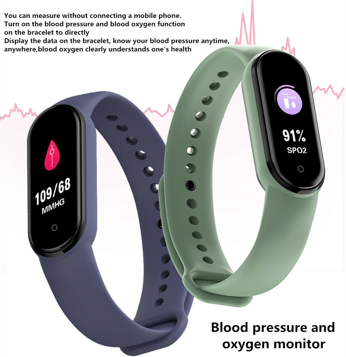 Männer Frauen Clever Uhr M5 Fitness Tracker Herzfrequenz Blutdruck Monitore Mit Bluetooth Wasserdichte Smartwatch Für IOS Android