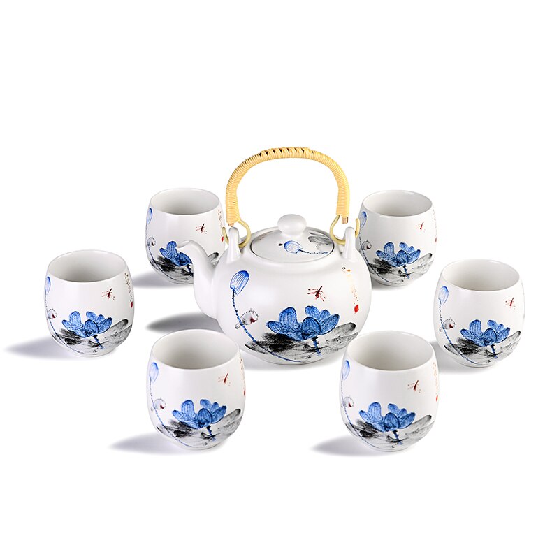 Kinesisk te sæt kungfu ceremoni te sæt porcelæn kina te sæt: Militærgrøn
