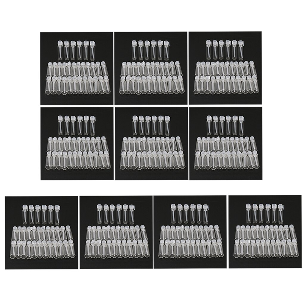 300Pieces, 2ml, Clear Liquid Sample Glass Bottles, Empty Perfume Essential Oil Vials, Reusable Cosmetics Containers-Leakproof