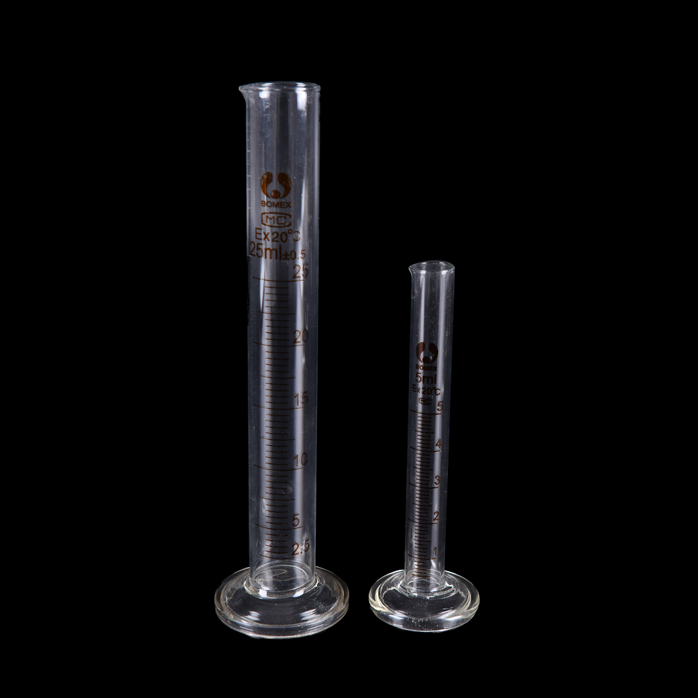 Chemie Labor Messen 5ml Absolvierte Glas Messzylinder