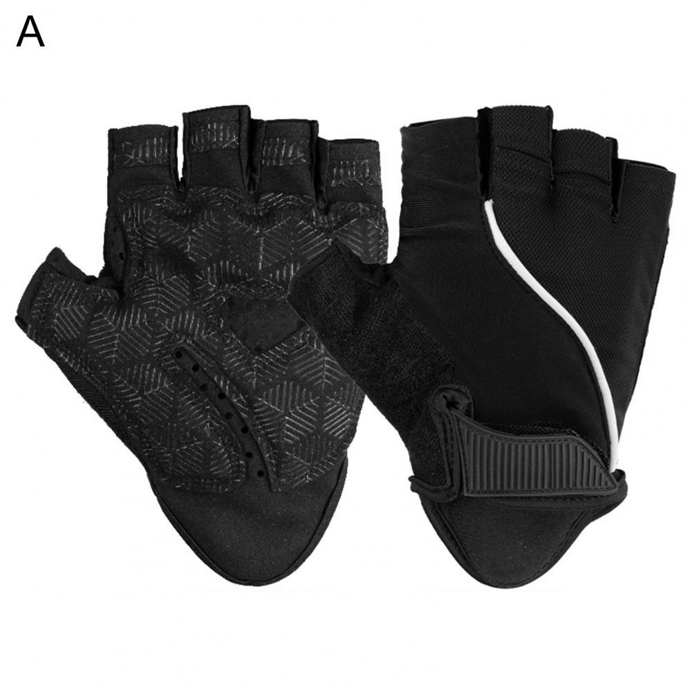 Guantes de entrenamiento para hacer deporte al aire libre, manoplas calientes prácticas, absorbentes de golpes, para gimnasio, 1 par:  M A
