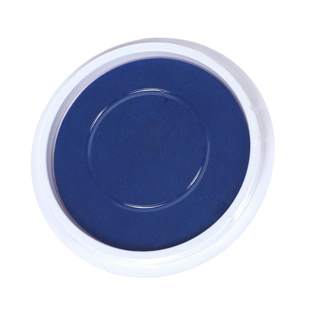 Diy Ink Pad Stempel Vingerverven Craft Kaartmaken Grote Ronde Voor Kinderen Kunstenaars: Deep Blue