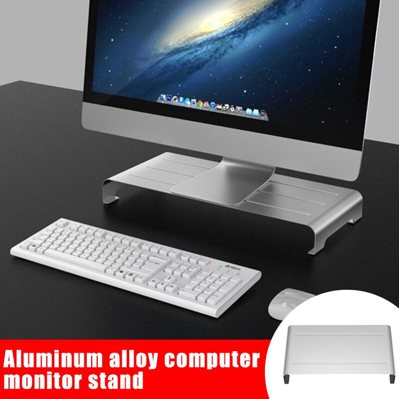 Aluminium Legierung Halterung Computer Monitor Stand Basis Anti-slip Bildschirm Riser Halter VDX99