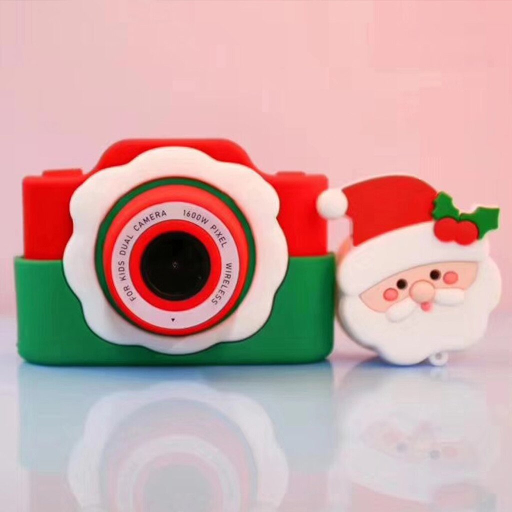 Mini Santa Digital Kamera W/Spaß Foto Aufkleber Wifi SD Karte Beste Weihnachten