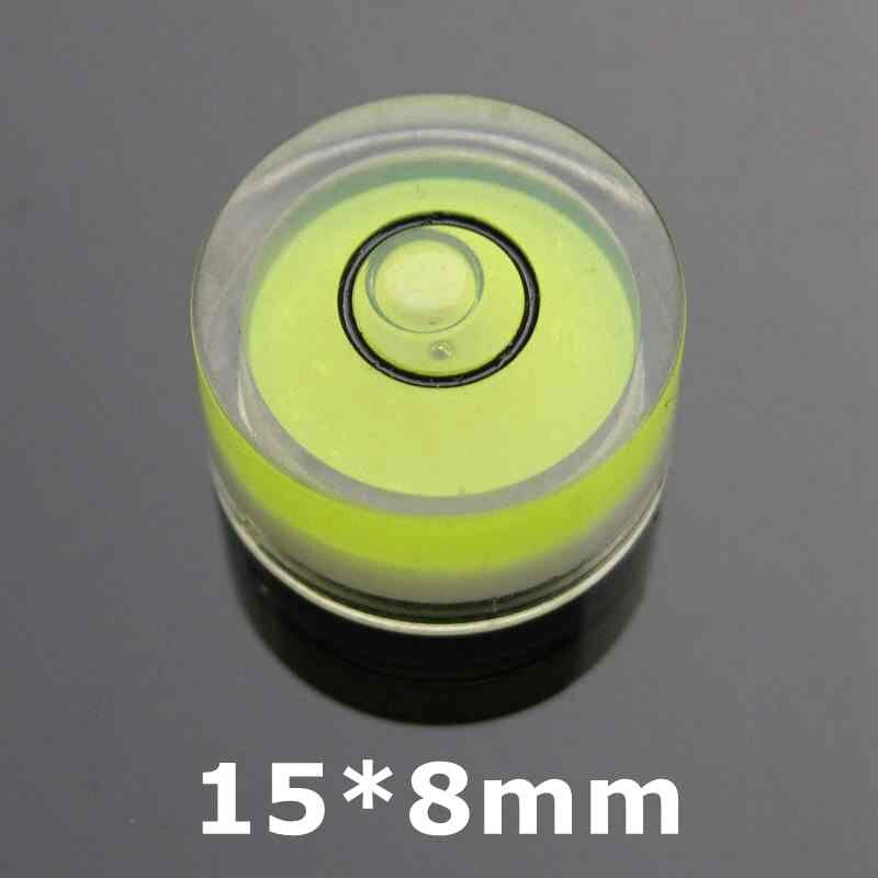 (100 Pieces/Lot) Spirit level vial Round bubble level mini spirit level Bubble Bullseye Level measurement instrument: 1508